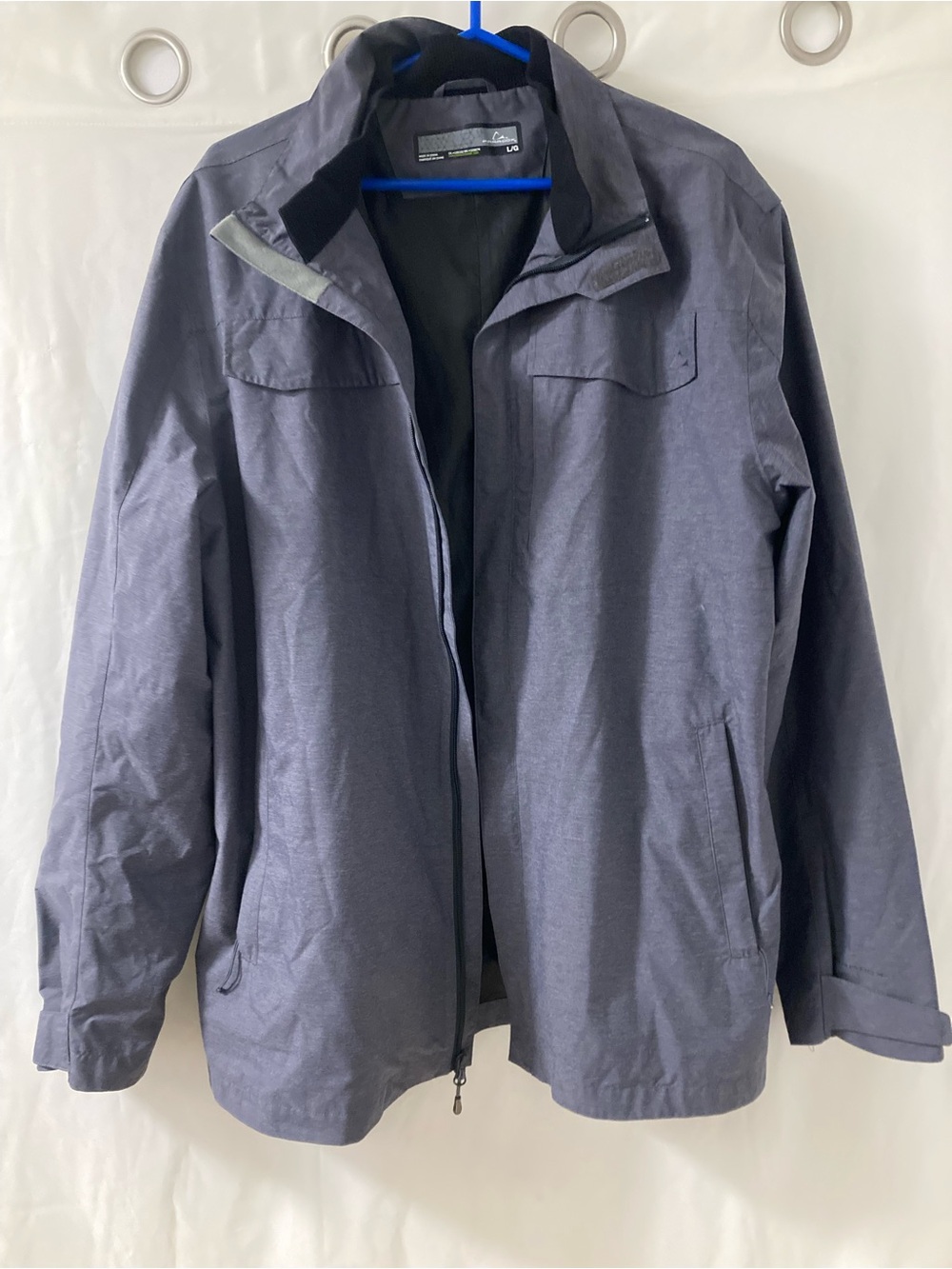 Paradox Gray Waterproof Windbreaker Jacket Outdoor Hiking Men’s L